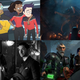 Clockwise from top left: Star Trek: Lower Decks, Lovecraft Country, Wizards and Lucifer.